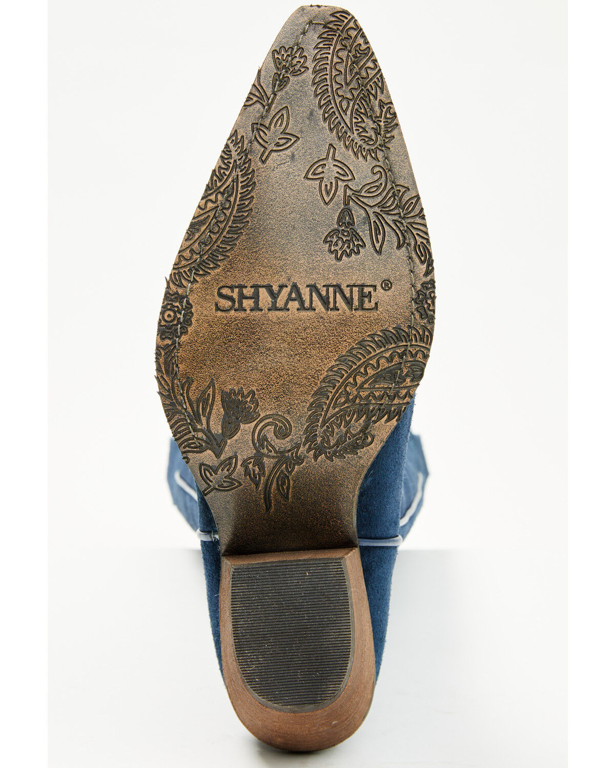 Image #7 - Shyanne Women's Rowan Tall Western Boots - Snip Toe, Blue, hi-res