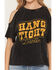 Image #3 - White Crow Women's Hang Tight Cold Shoulder Short Sleeve Graphic Tee, Black, hi-res