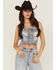 Image #1 - The Laundry Room Women's Boot Barn Exclusive Coors Light Denim Bustier, Blue, hi-res