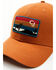 Image #2 - Cody James Men's Sunset Stripes Ball Cap, Brandy Brown, hi-res