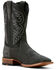 Image #1 - Ariat Men's Wiley Elephant Roughout Western Boots - Broad Square Toe, Black, hi-res