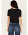 Image #4 - Wrangler Women's Long Live Cowboys Short Sleeve Graphic Cropped Tee, Black, hi-res