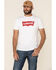 Image #1 - Levi's Men's Mattias White Batwing Logo Graphic T-Shirt , White, hi-res