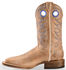 Image #3 - Justin Men's Caddo Bent Rail Western Boots - Square Toe, Beige, hi-res