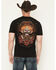 Image #4 - Affliction Men's Viva La Raza Rhinestone Short Sleeve Graphic T-Shirt, Black, hi-res