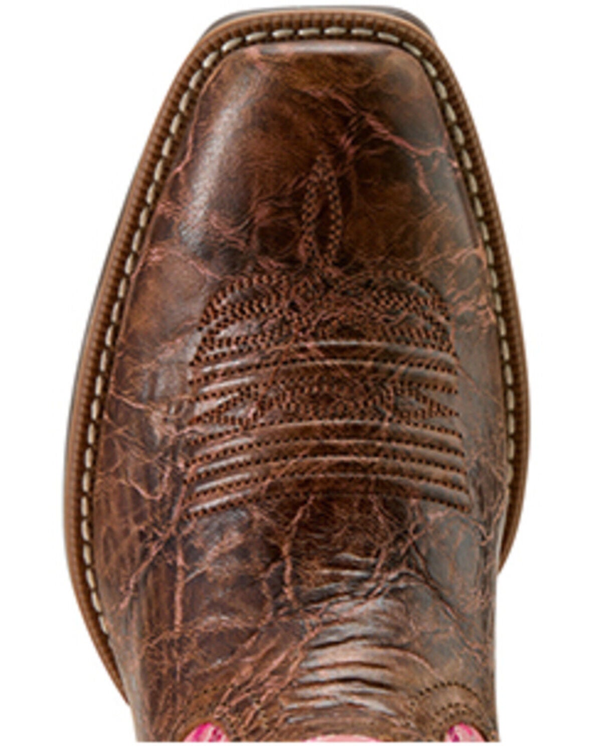 Image #4 - Ariat Women's Junction Performance Western Boots - Square Toe, Pink, hi-res