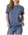 Image #1 - Kimes Ranch Women's Blank Logo Short Sleeve Tee, Blue, hi-res