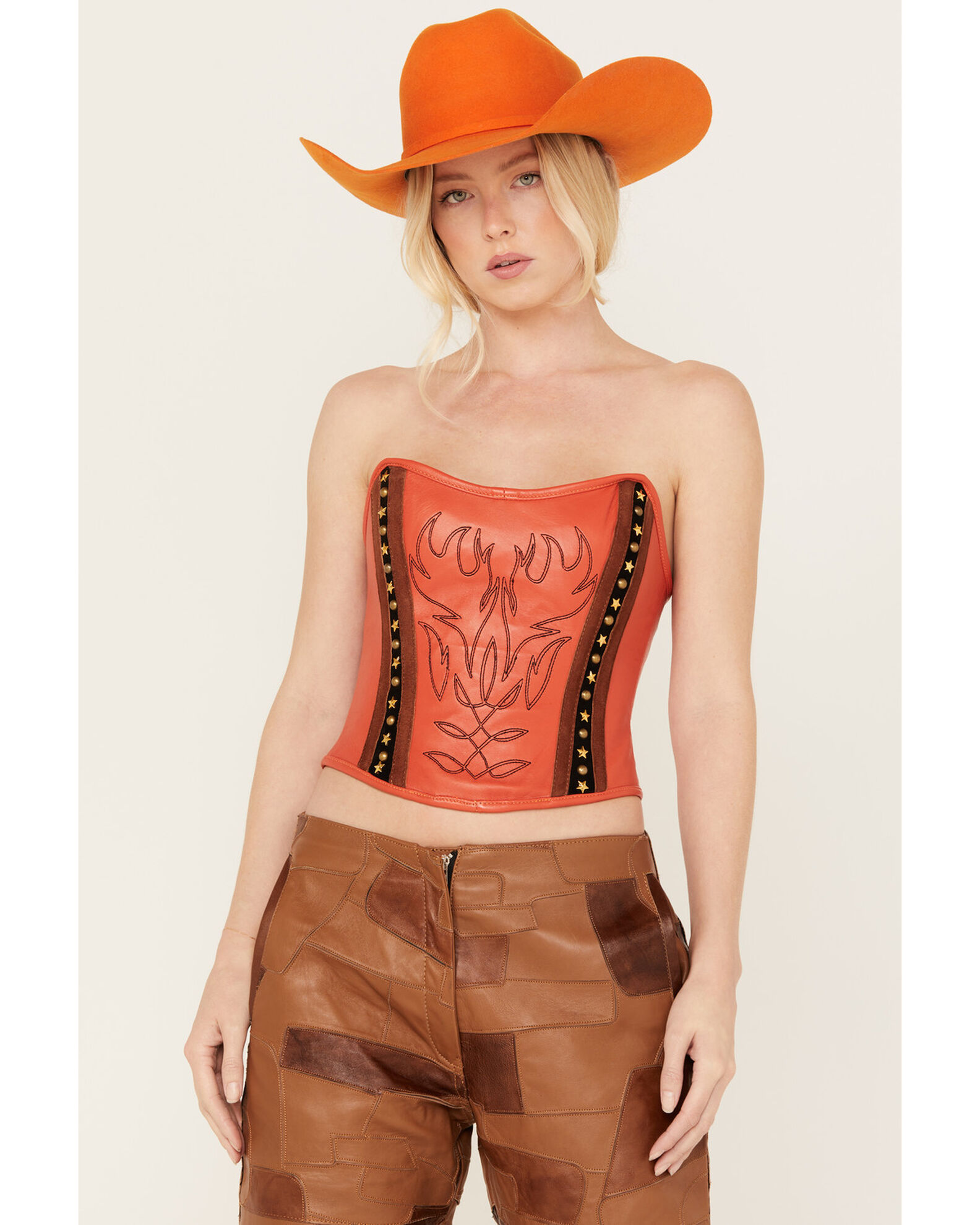 Understated Leather Women s Last Call Western Corset Country