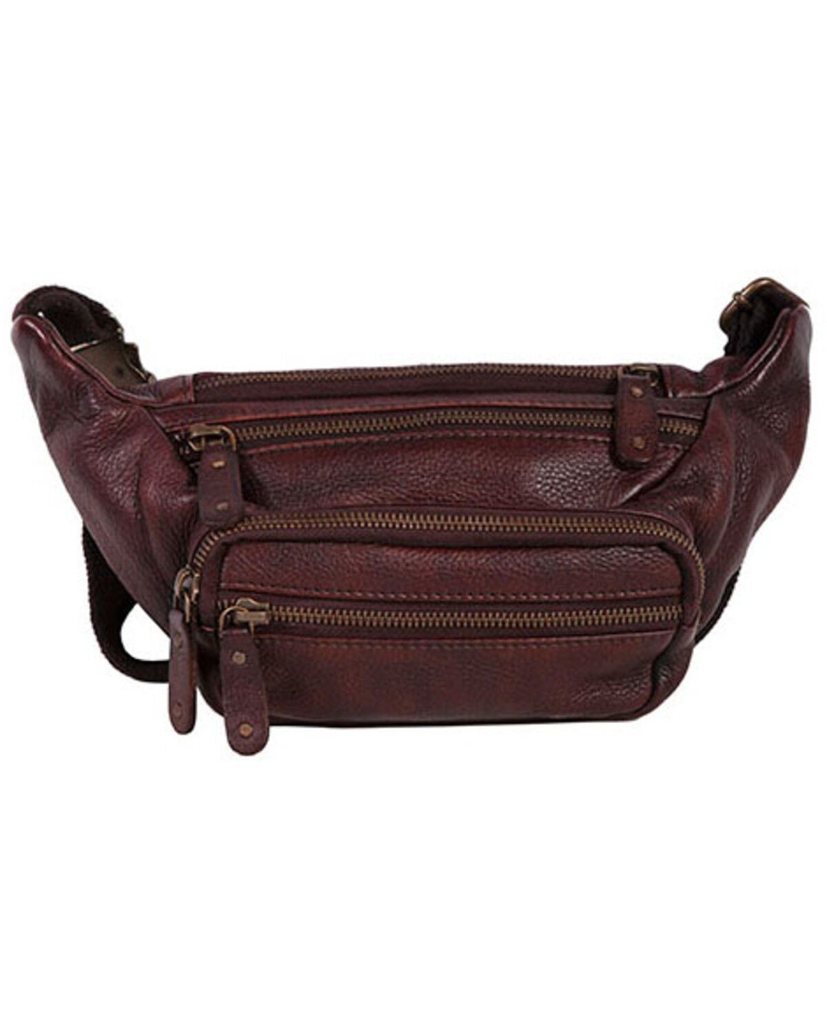 Scully Women's Waist Pouch, Chocolate, hi-res