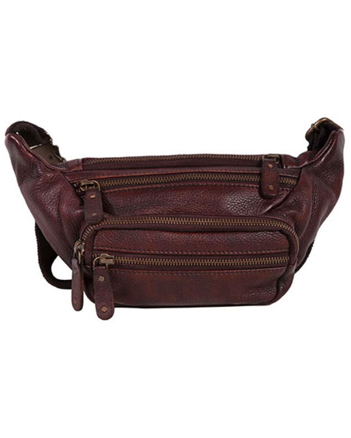 Image #1 - Scully Women's Waist Pouch, Chocolate, hi-res