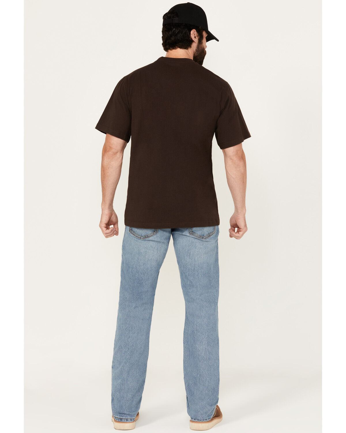 Image #3 - Ariat Men's Rebar M5 DuraStretch Edge Medium Wash Straight Stretch Denim Jeans, Indigo, hi-res