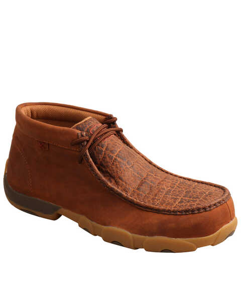 Image #1 - Twisted X Men's Chukka Work Shoes - Composite Toe, Tan, hi-res