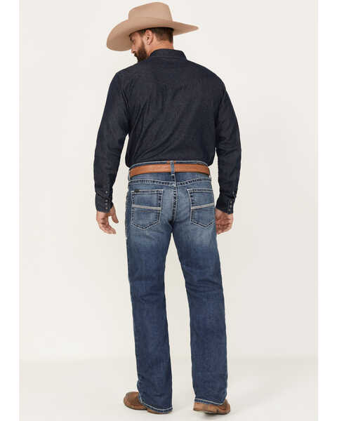 Image #3 - Ariat Men's M4 Relaxed Hugo Boot Cut Stretch Denim Jeans - Big , Blue, hi-res