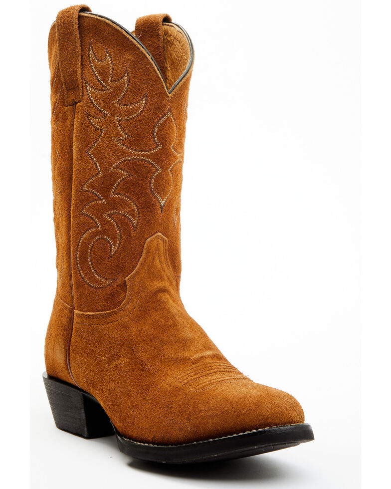 Brothers & Sons Men's Xero Gravity Polinatur Performance Leather Western Boots - Round Toe , Brown, hi-res