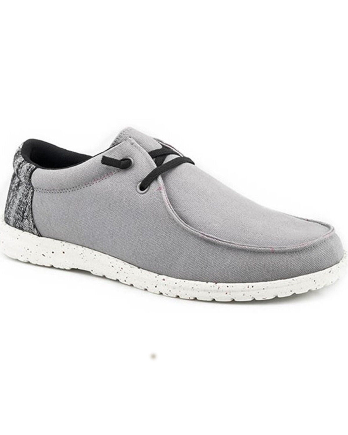 Roper Boys' Hang Loose Casual Shoes - Moc Toe, Grey, hi-res