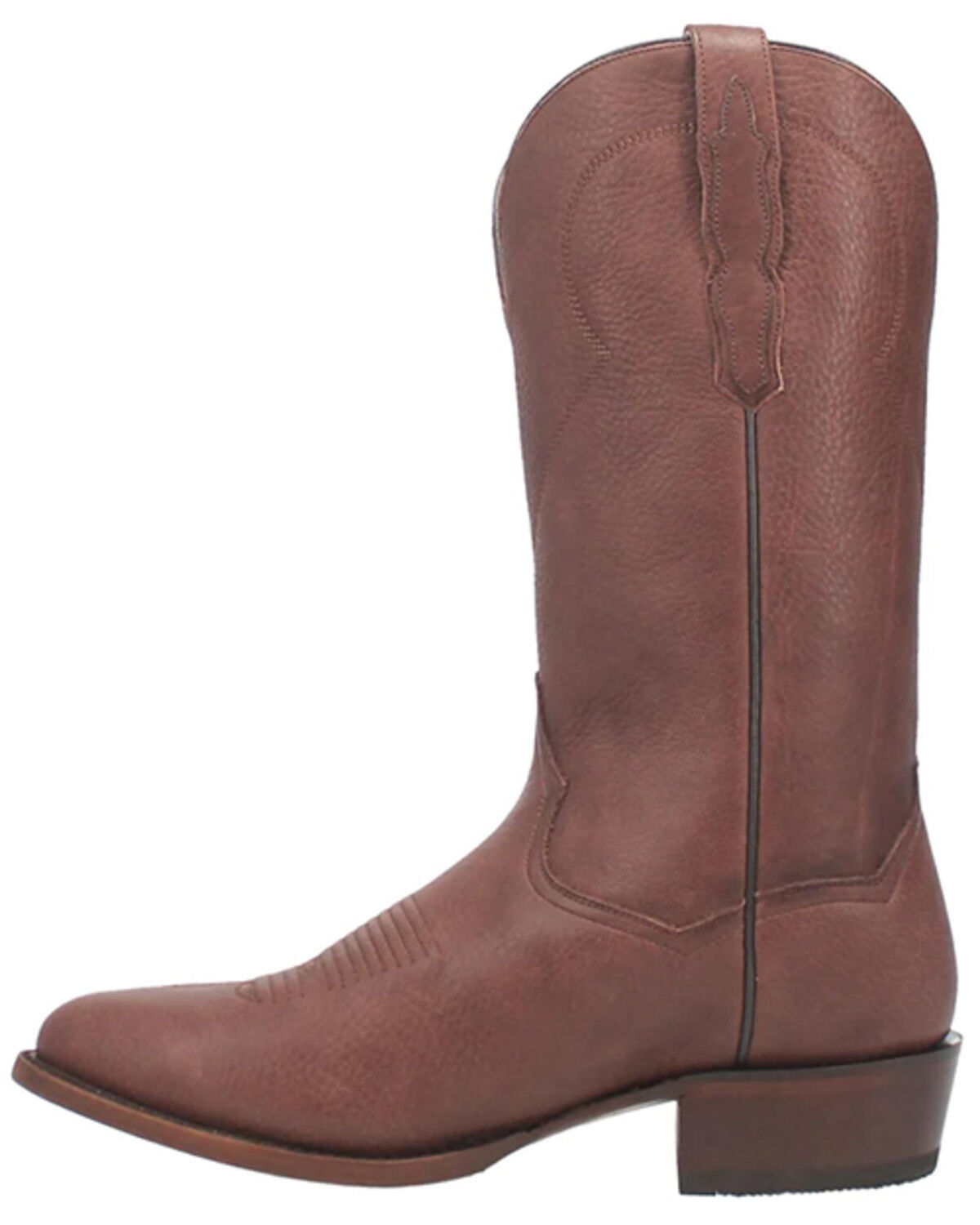 Image #3 - Dan Post Men's Pike Western Boots - Round Toe, Brown, hi-res