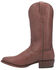 Image #3 - Dan Post Men's Pike Western Boots - Round Toe, Brown, hi-res