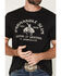 Image #3 - Panhandle Slim Men's Logo Short Sleeve Graphic T-Shirt, Black, hi-res