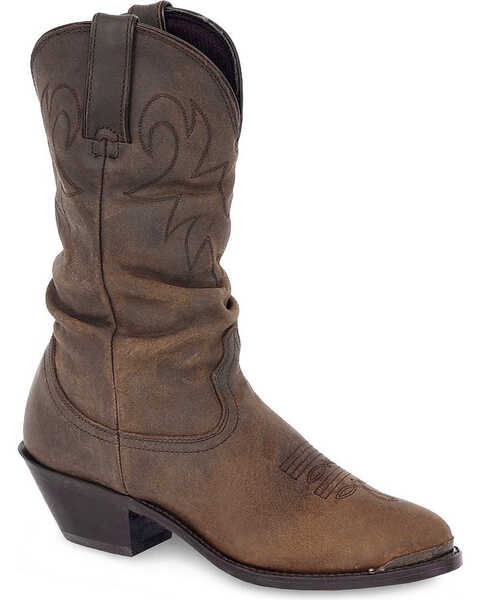 Image #1 - Durango Women's Slouch Western Boots - Medium Toe, Earthtone, hi-res