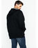 Image #2 - Hawx Men's Zip-Front Thermal Lined Hooded Jacket - Tall, Black, hi-res