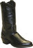 Image #1 - Abilene Polished Cowhide Boots - Round Toe, Black, hi-res