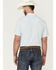 Image #4 - Moonshine Spirit Men's River Delta Small Plaid Short Sleeve Pearl Snap Western Shirt , Cream, hi-res