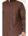 Image #3 - Ariat Men's FR Adirondack Geo Print Long Sleeve Button-Down Western Work Shirt, Red, hi-res