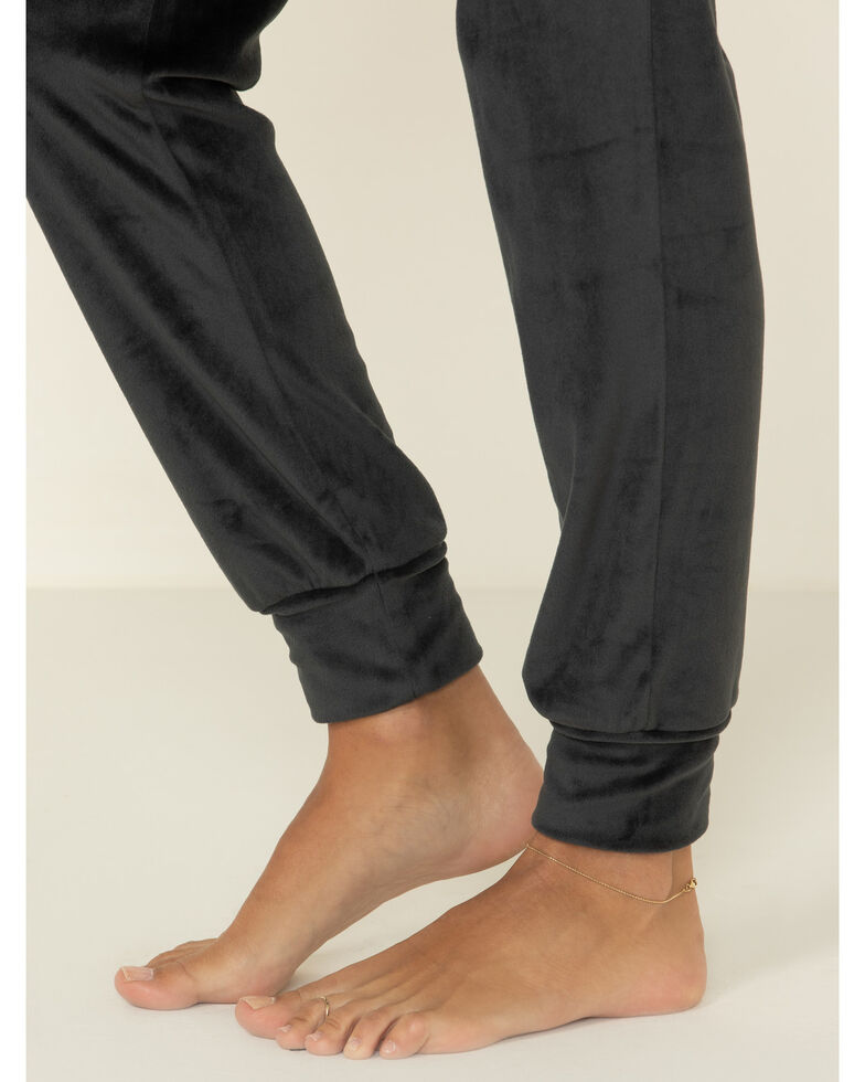 Z Supply Women's Velour Pants, Dark Grey, hi-res