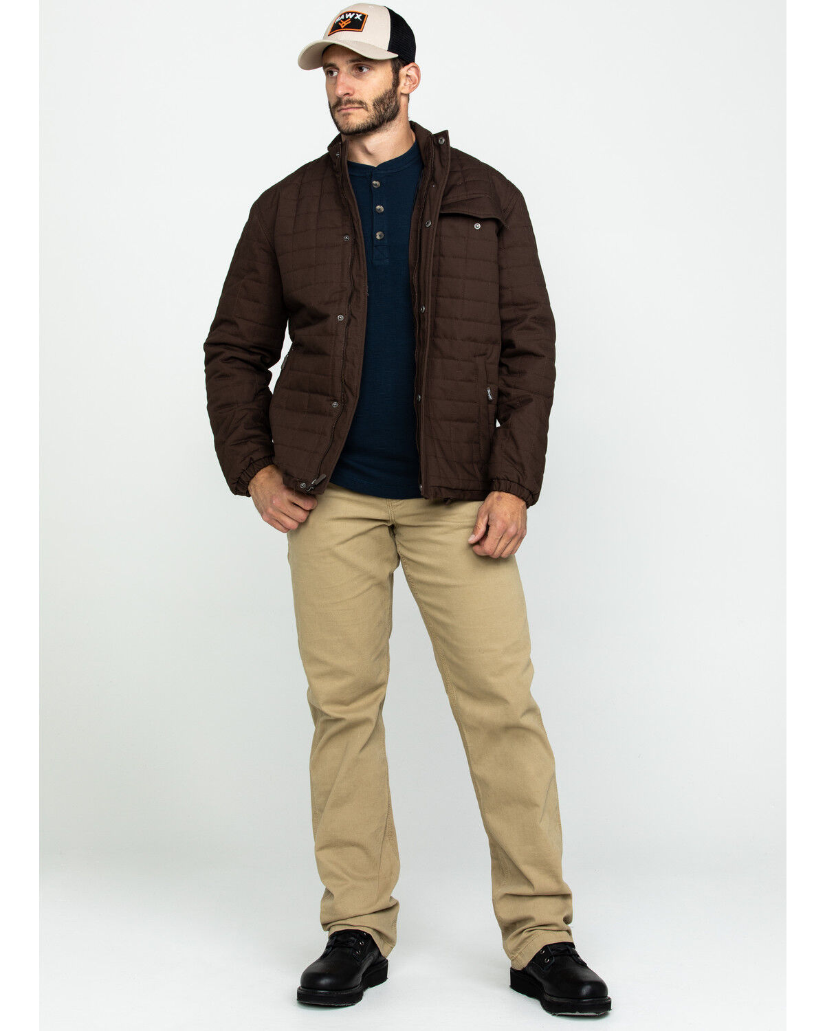 Image #6 - Wrangler Men's Chore Quilt Lined Jacket, , hi-res