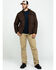 Image #6 - Wrangler Men's Chore Quilt Lined Jacket , Dark Brown, hi-res