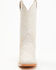 Image #4 - Shyanne Women's Lasy Western Boots - Broad Square Toe, White, hi-res