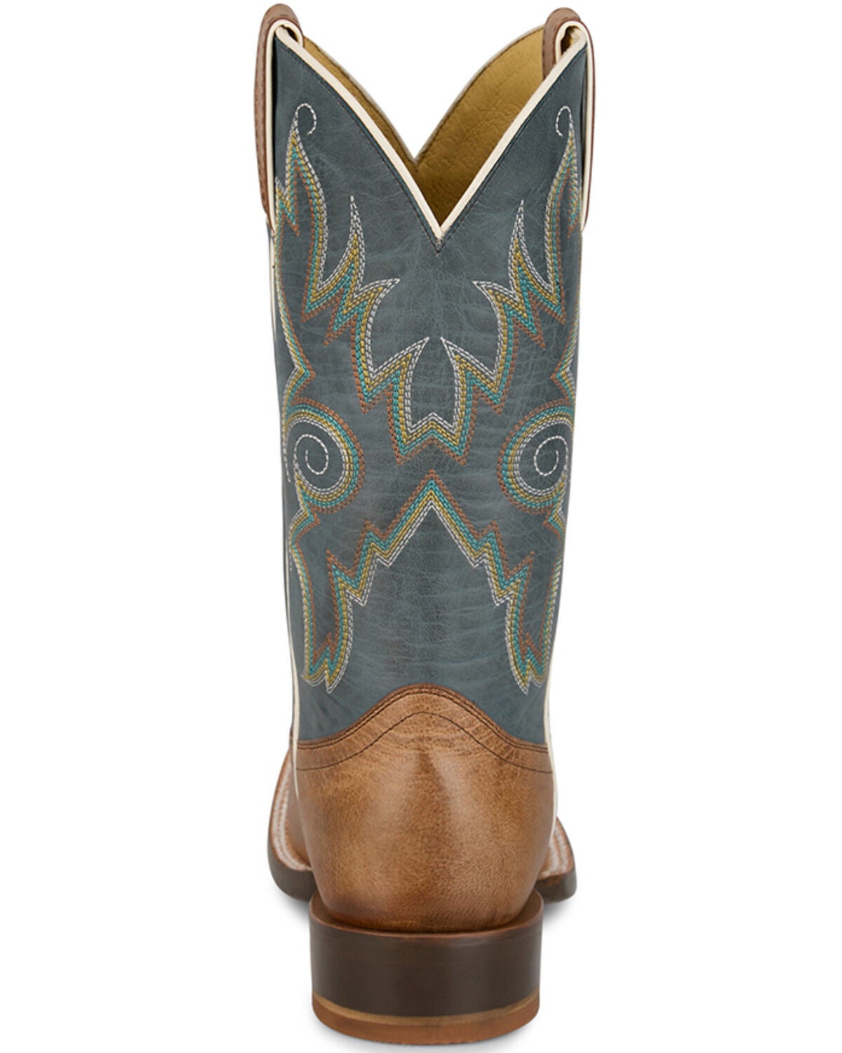 Image #5 - Tony Lama Women's Madison Western Boots - Broad Square Toe, Teal, hi-res