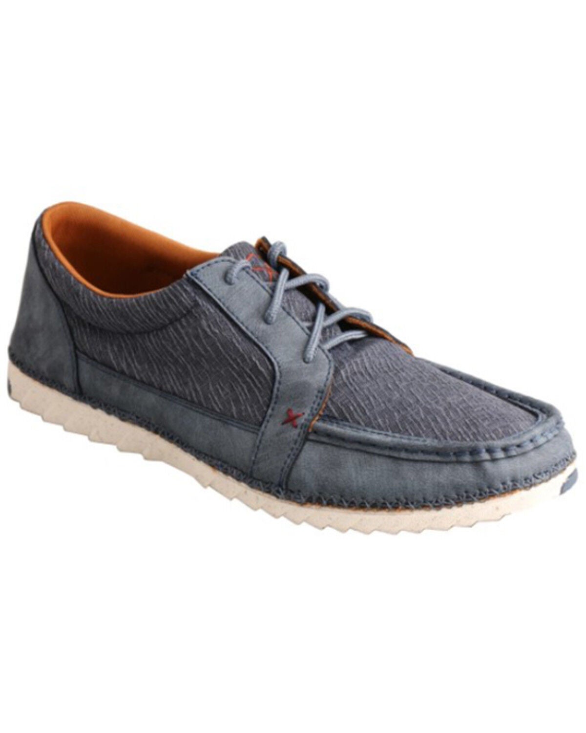 Twisted X Men's Zero-X Casual Shoes - Moc Toe, Navy, hi-res