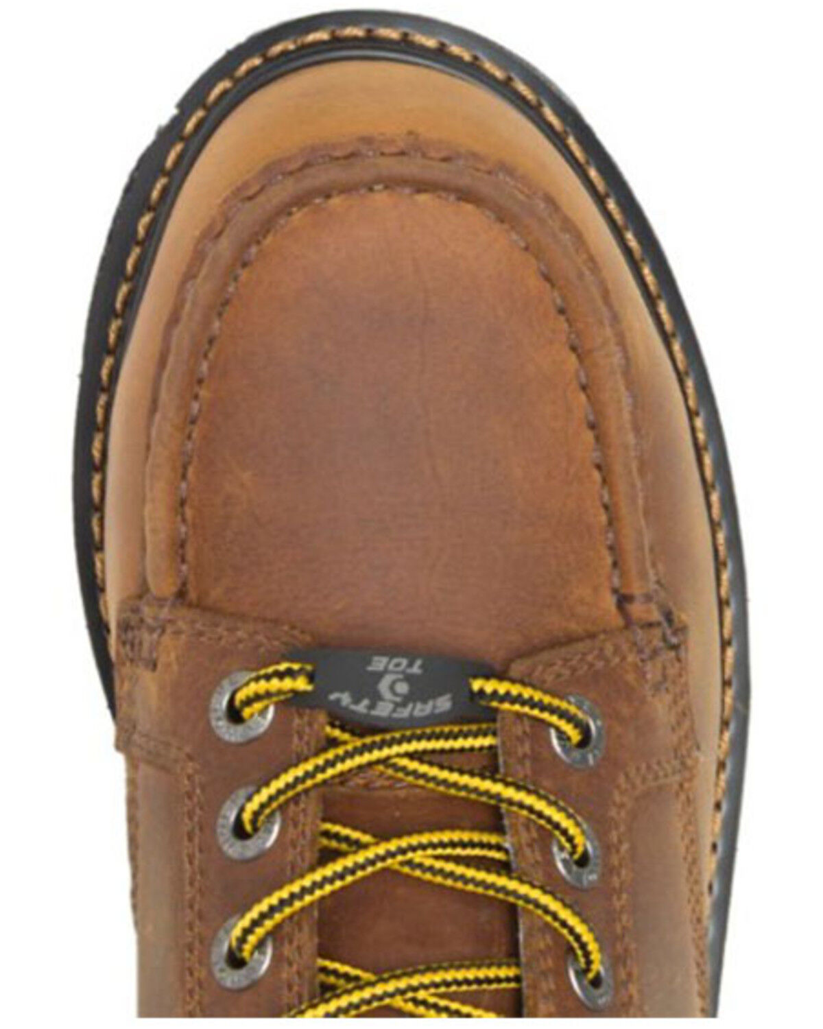 Image #4 - Wolverine Men's Brown Hellcat Ultraspring Work Boots - Soft Toe, Brown, hi-res