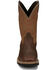 Image #5 - Justin Men's Carbide Western Work Boots - Soft Toe, Brown, hi-res