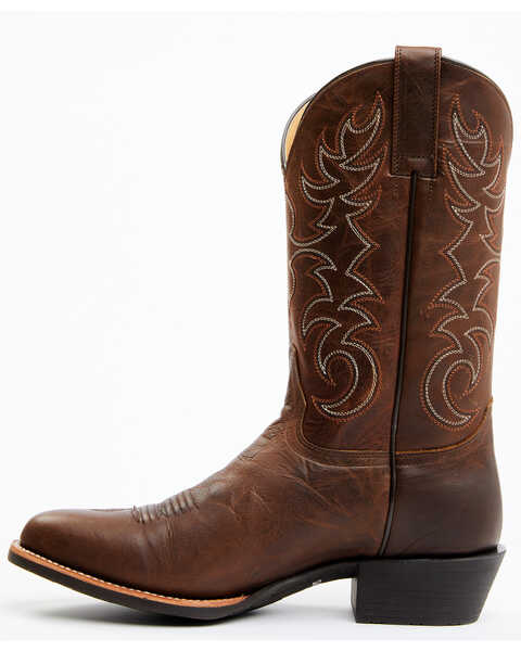 Image #3 - Brothers and Sons Men's British Tan Xero Gravity Performance Leather Western Boots - Round Toe , Tan, hi-res