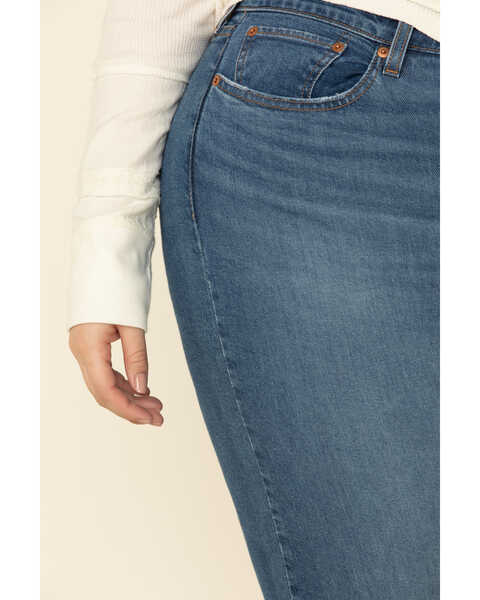 Image #3 - Levi's Women's Moleskin High Rise Wedgie Skinny Jeans - Plus, Blue, hi-res