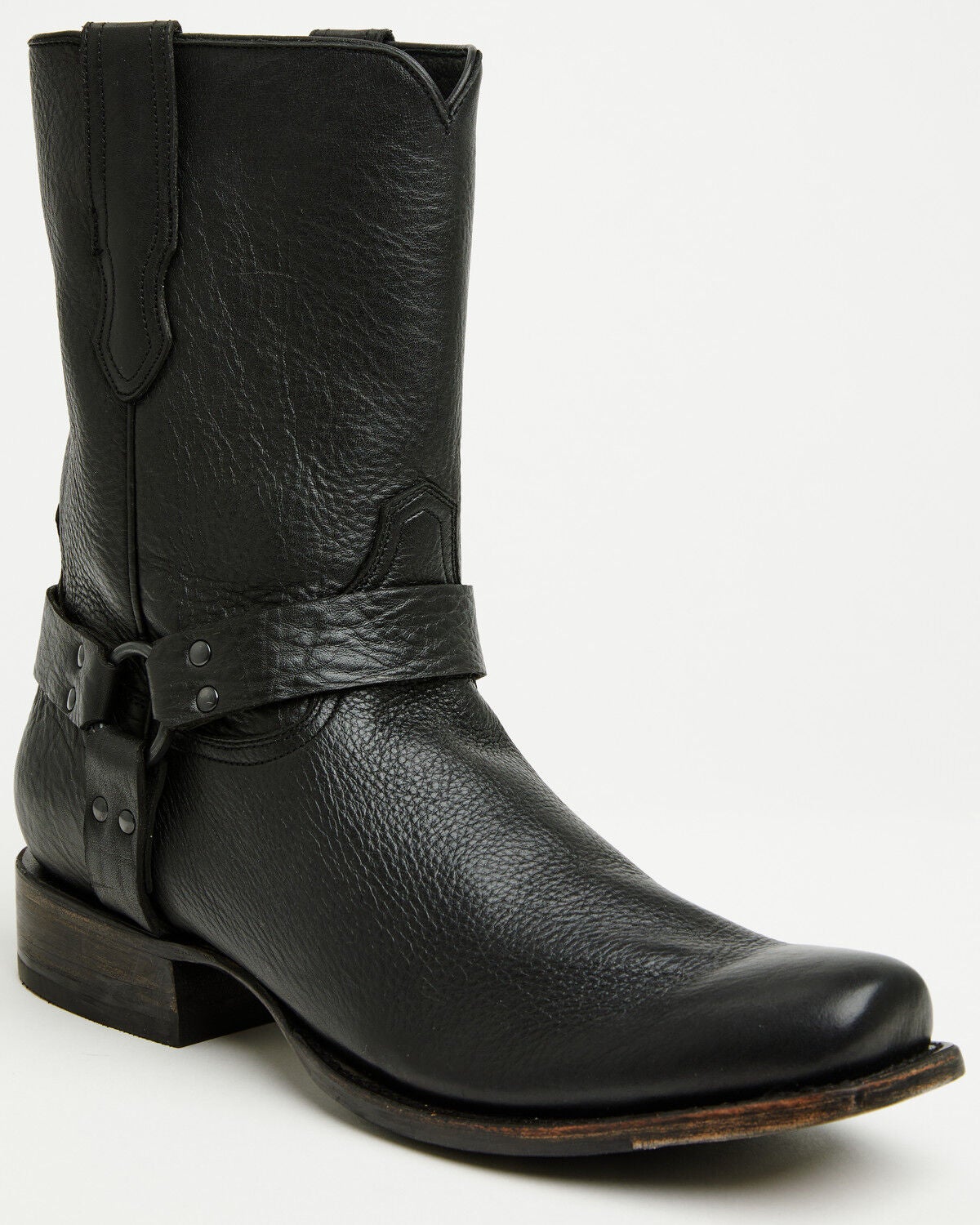 Image #1 - Moonshine Spirit&reg; Men's Jono Harness Boots - Square Toe, Black, hi-res