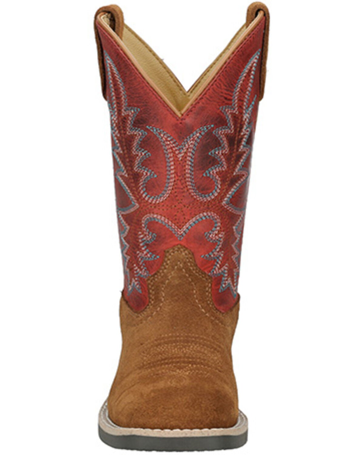 Image #4 - Smoky Mountain Boys' Briscoe Western Boots - Broad Square Toe, Tan, hi-res
