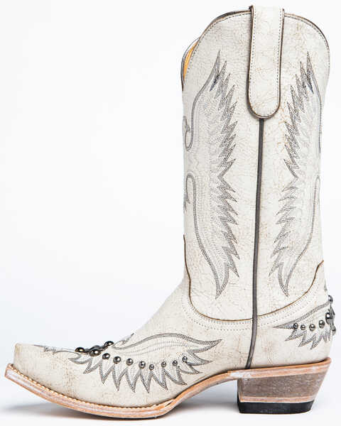 Image #3 - Idyllwind Women's Trouble Western Boots - Snip Toe, White, hi-res