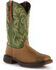Durango Men's Rebel Pull On Western Boots - Square Toe , Brown, hi-res