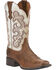 Ariat Women's Quickdraw Western Boots - Square Toe, Brown, hi-res