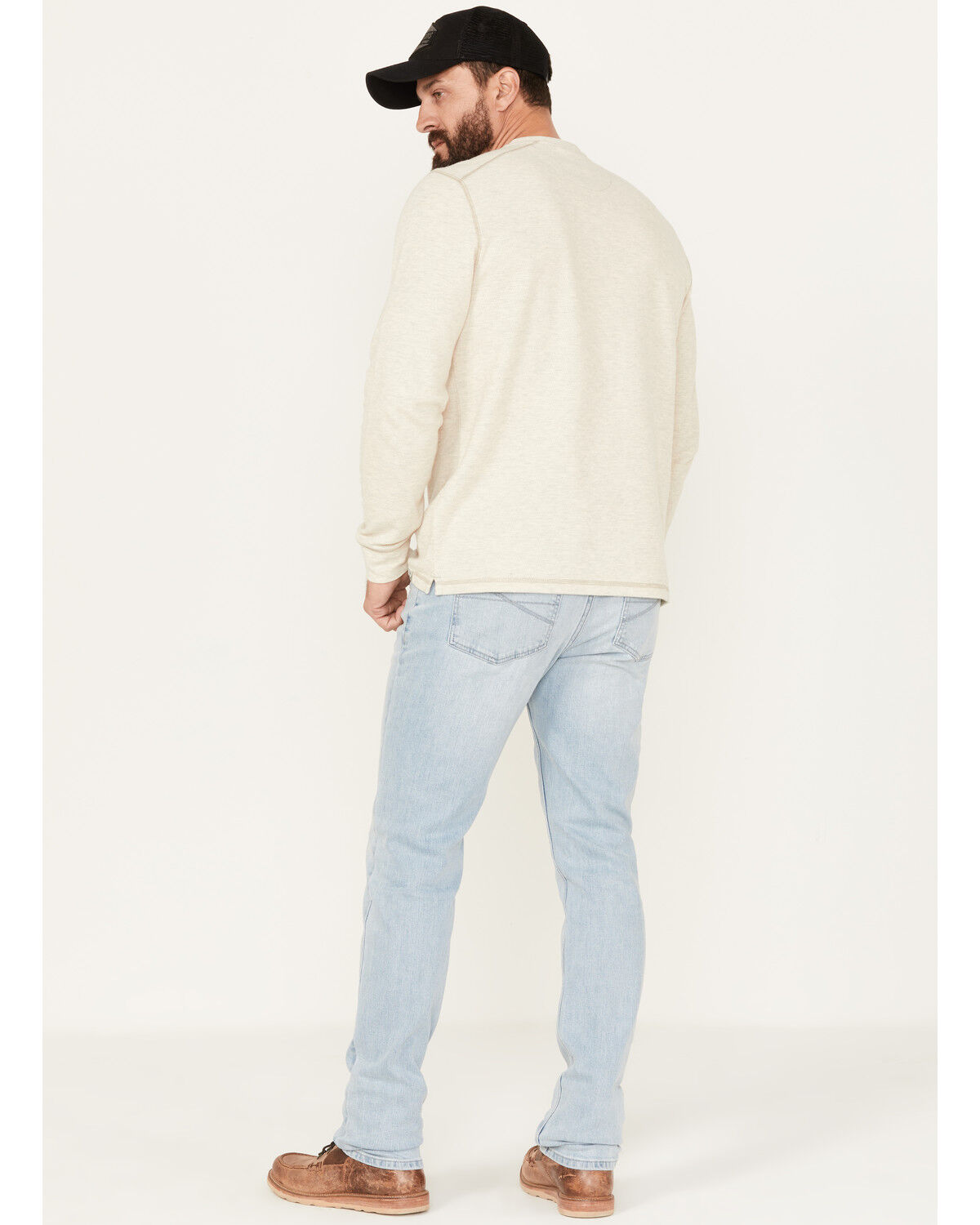 Image #3 - Brothers and Sons Men's Sedona Light Wash Slim Straight Stretch Denim Jeans, Light Wash, hi-res