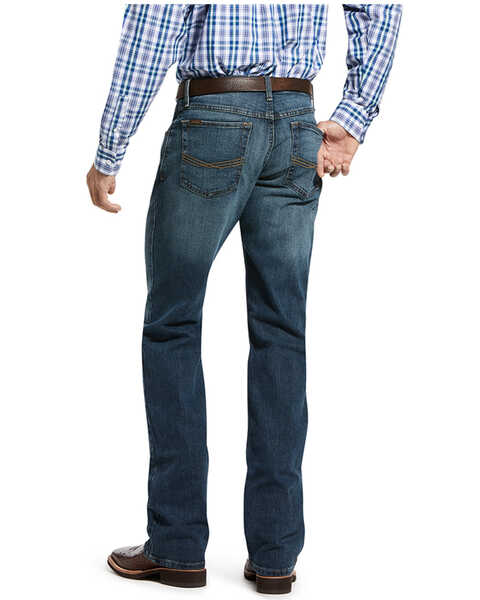 Image #2 - Ariat Men's M4 Legacy Stretch Bootcut Jeans, Blue, hi-res