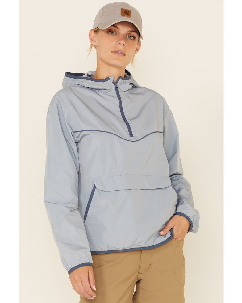 Wrangler ATG Women's All-Terrain Anorak Windbreaker , Blue, hi-res