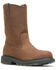 Wolverine Men's Nubuck Wellington Pull On Work Boots - Steel Toe, Brown, hi-res
