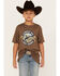 Image #2 - Cody James Men's Cowboy Kid Short Sleeve Graphic T-Shirt, Brown, hi-res