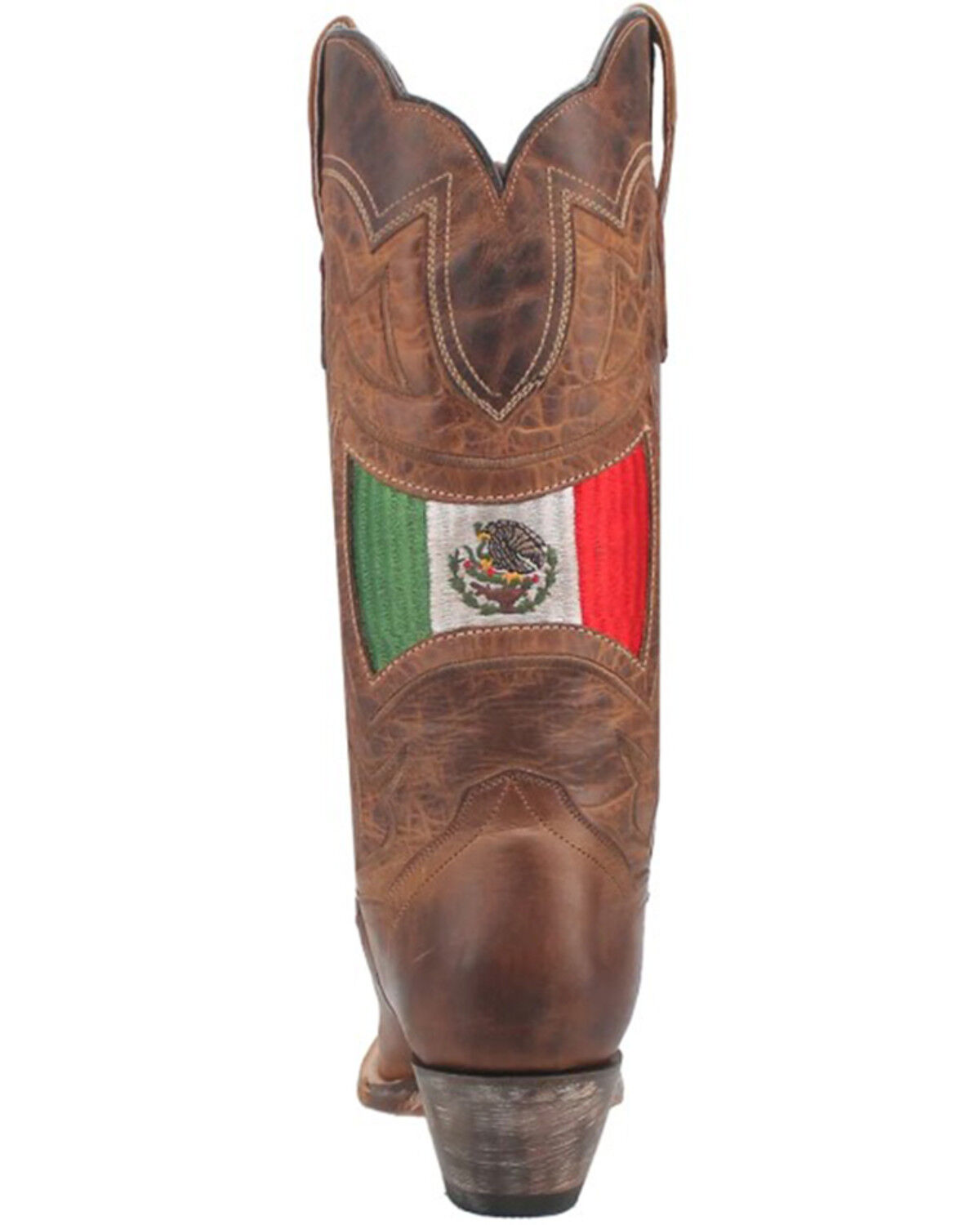 Image #5 - Dan Post Women's Corazon Western Boots - Snip Toe, Brown, hi-res