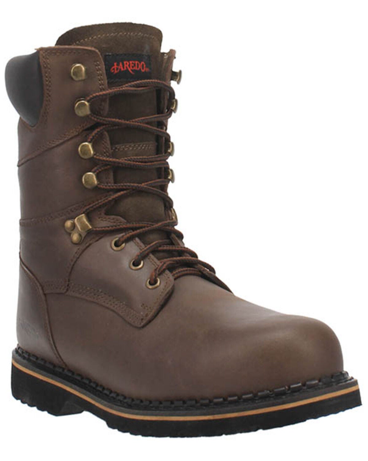 Laredo Men's H2O Waterproof Western Work Boot - Soft Toe, Tan Distressed Leather, Oil-Resistant Outsole (Size 15 D(M) US) - View #8