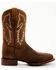 Image #2 - Dan Post Men's Stitched Western Performance Boots - Broad Square Toe, Tan, hi-res